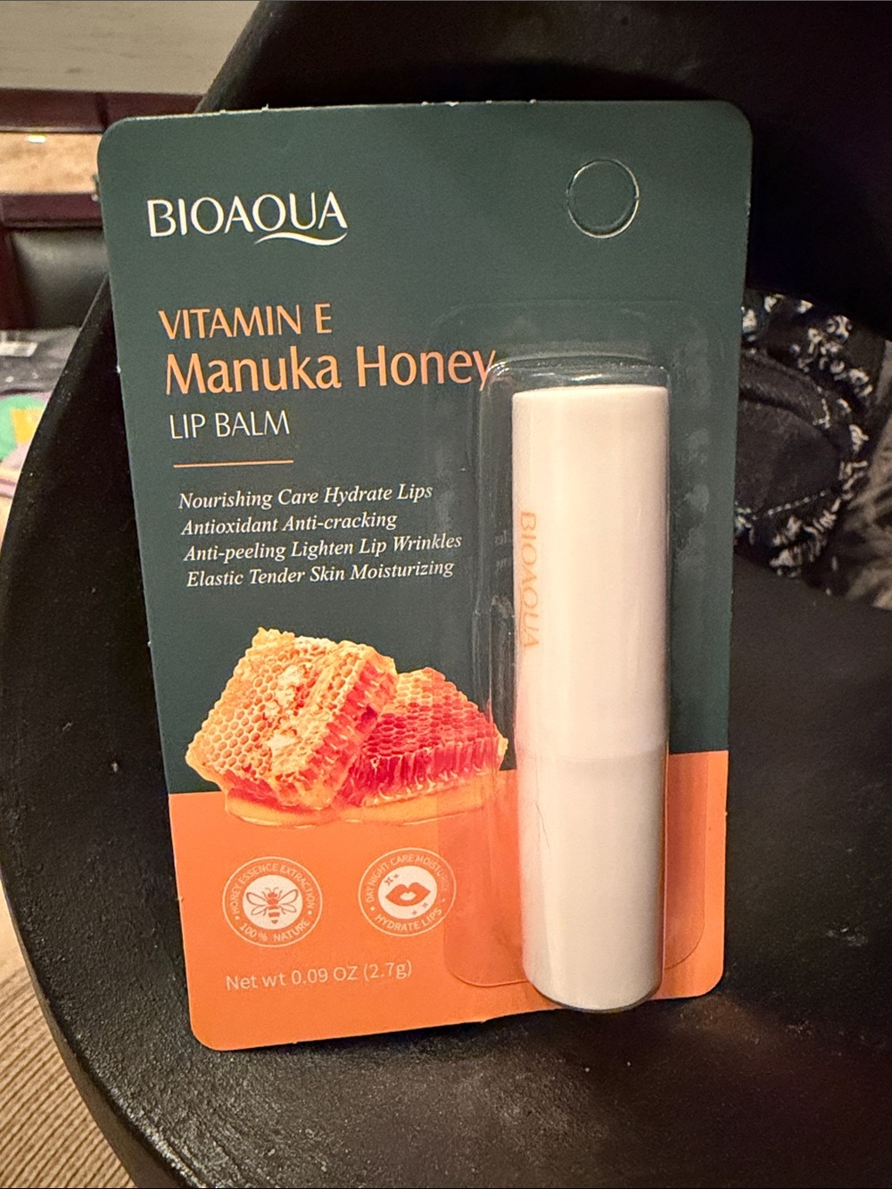 Aqua Manuka Honey Vitamin E Lip Balm - White New in Package.09 oz